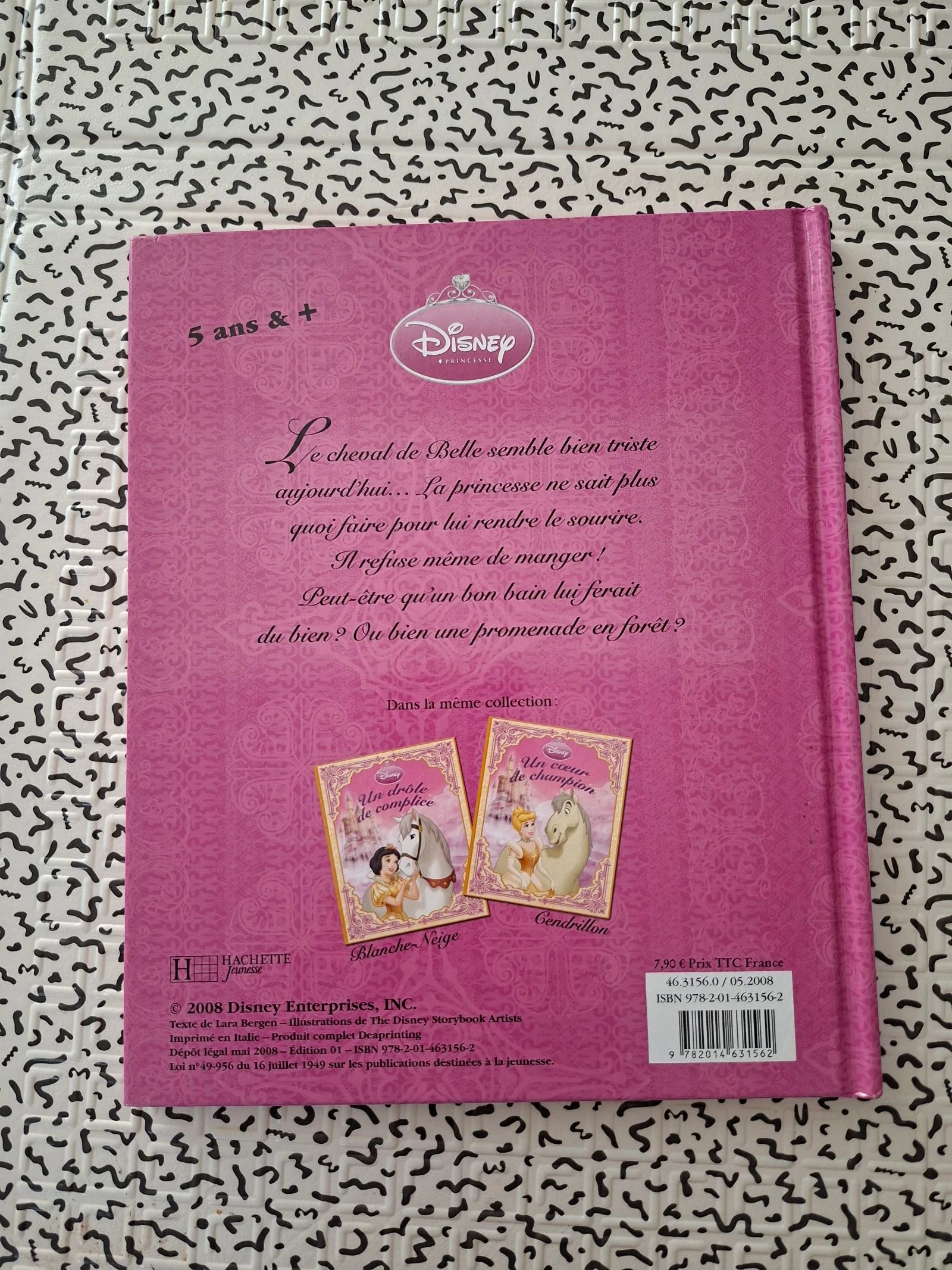 Disney Princesa – Un estado de ánimo ecuestre – Bella – Hachette – photo 2